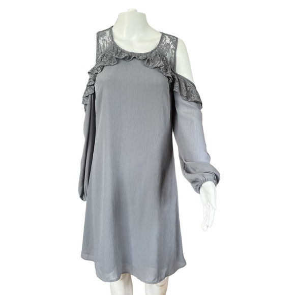 Maurices Dresses & Skirts - Maurice’s- Women’s Long Sleeve Cold Shoulder Dress Sz SM